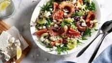 Octopus with Greek Salad Recipe