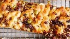 Olive, Herb & Sticky Balsamic Focaccia