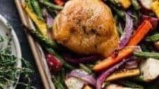 One-Pan Roasted Chicken and Vegetables