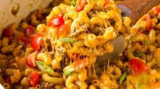 One Pot Taco Macaroni and Cheese