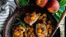 One Skillet Peach Chicken