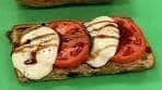 Open Faced Caprese Sandwich