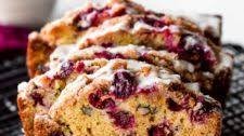 Orange Glazed Cranberry Bread