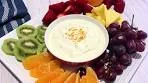 Orange Vanilla Yogurt Fruit Dip Recipe 🍓🍌🍇 • So Tasty ...