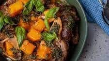 Osso Buco with Pumpkin and Basil Pesto