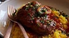 Osso Buco with Risotto Milanese