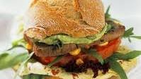 Ostrich Steak Sandwiches with Avocado and Corn