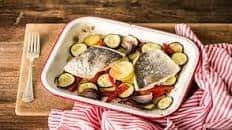 Oven Roasted John Dory with Mediterranean Vegetables