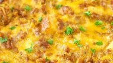 Overnight Sausage and Egg Breakfast Casserole