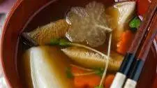 Ozoni (Japanese New Year's Mochi Soup)