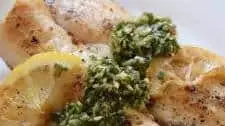 Pan Fried Perch with Lemon Parsley Sauce