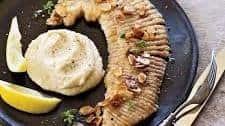 Pan-Fried Skate with Brown Butter and Parsnip Puree