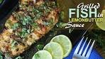 Pan Grilled Fish in Lemon Butter Sauce | Seafood Recipe