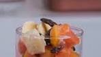 Parfait😋😋😋 Ingredients: 01. 1-2 Weetabix 02. 1/2 Cup Papaya ...