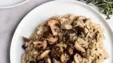 Parmesan Mushroom Risotto