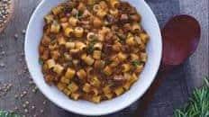Pasta and lentils