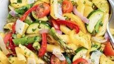 Pasta Primavera with Lemon Garlic Butter