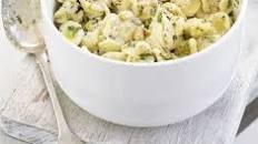 Pasta with creamy walnut pesto