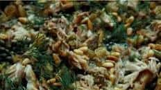 Pasta With Mackerel, Marsala & Pine Nuts