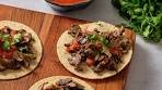 Pati Jinich - Mushroom Tacos with Chile de Árbol Salsa