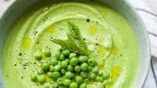 Pea mint puree