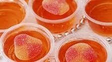 Peach Bellini Jello Shots