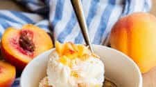 Peach Cobbler Ice Cream