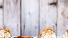 Peach Cobbler Ice Cream Sundaes