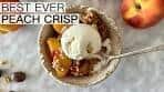 PEACH CRISP RECIPE WITH OATS