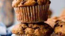 Peanut Butter Banana Muffins