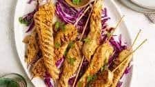 Peanut Butter Chicken Skewers