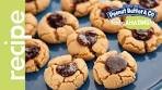 Peanut Butter & Raspberry Jam Thumbprint Cookies recipe