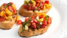 Perfect Tomato Bruschetta