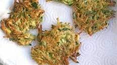 Perfectly Crisped Zucchini Fritters