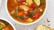 Pesto Minestrone (Gluten-Free, Vegan)