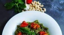 Pesto pasta with Cashew