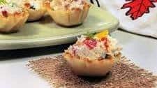 Phyllo Cup Recipe with Crab and Cream Cheese