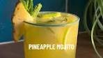 Pinapple mojito with triple sec 🍍🍾 Perfect ro make a great ...
