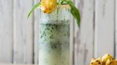 Pineapple and coconut mojito