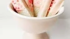 Pink Chocolate-Covered Wafers