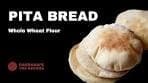 Pita Bread (With 100% Whole Wheat Flour) | Homemade Pita ...