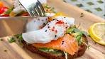 POACHED Egg on Toast With Smoked Salmon and Avocado!