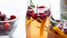 Poinsettia Cocktail (Cranberry Orange Champagne Cocktail)