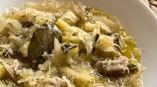 Polish Pork and Sauerkraut Soup Recipe