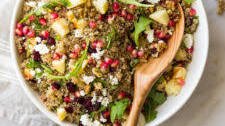 Pomegranate Arugula Quinoa Salad