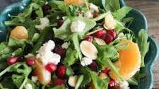 Pomegranate, Clementine and Ricotta Salad with Toasted Almonds and Avocado (aka Antioxidant Salad)