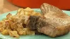 Pork Chops with Apple Hash
