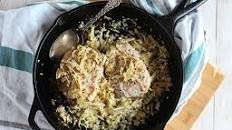 Pork Chops with Sauerkraut and Apples