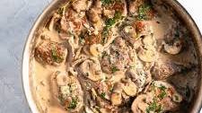 Pork Medallions in Creamy Mushroom Sauce