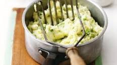 Potato and pea mash